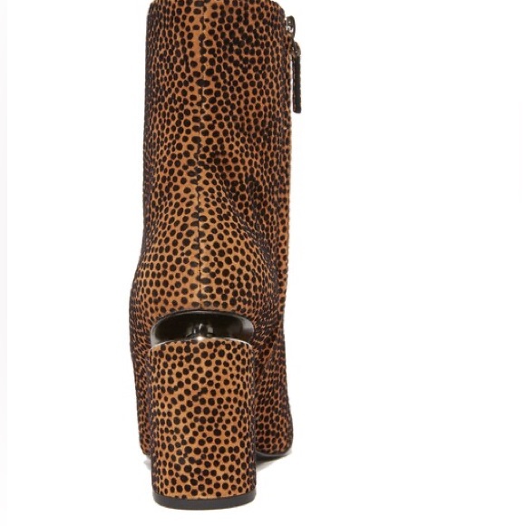 *NWT* Alexander Wang / Kirby Flocked Suede Ankle Boots / Leopard / 37.5 UK (7US) - Picture 8 of 11
